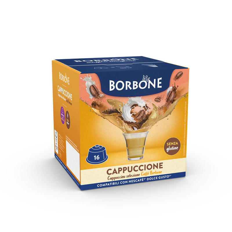 BORBONE DOLCEG.CAPPUCCINO X16 CAPS                