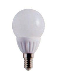 LAMPADA MINIGLOBO LED E14 7W LUCE CALDA