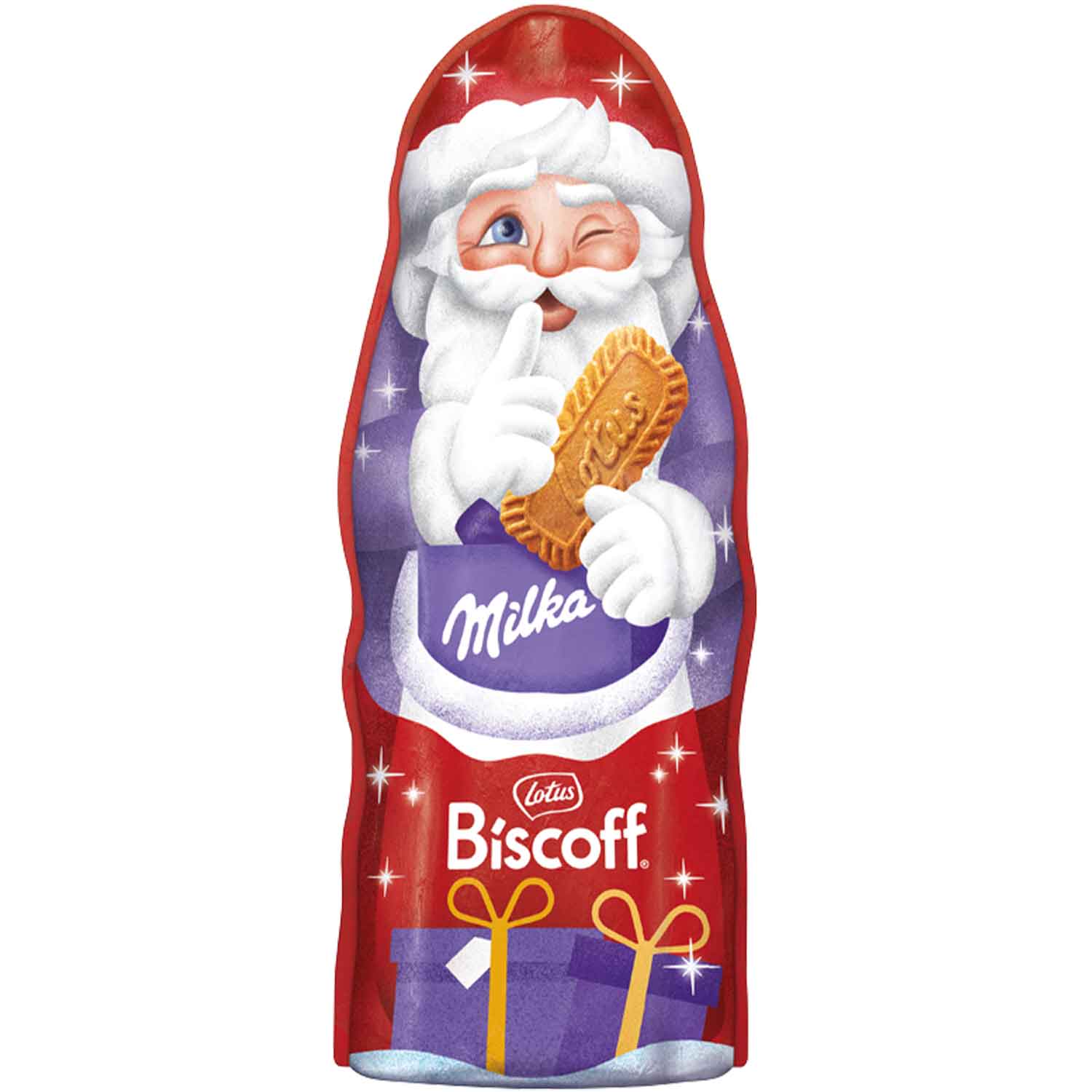 MILKA FIGURA BABBO NATALE BISCOFF GR.95