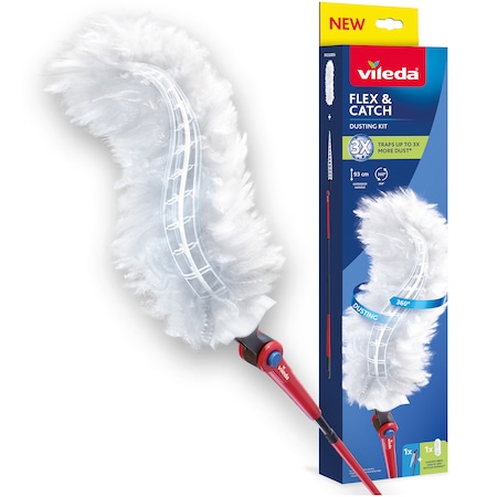 VILEDA SISTEMA POLVERE FLEX&CATCH LUNGO+1RIC.