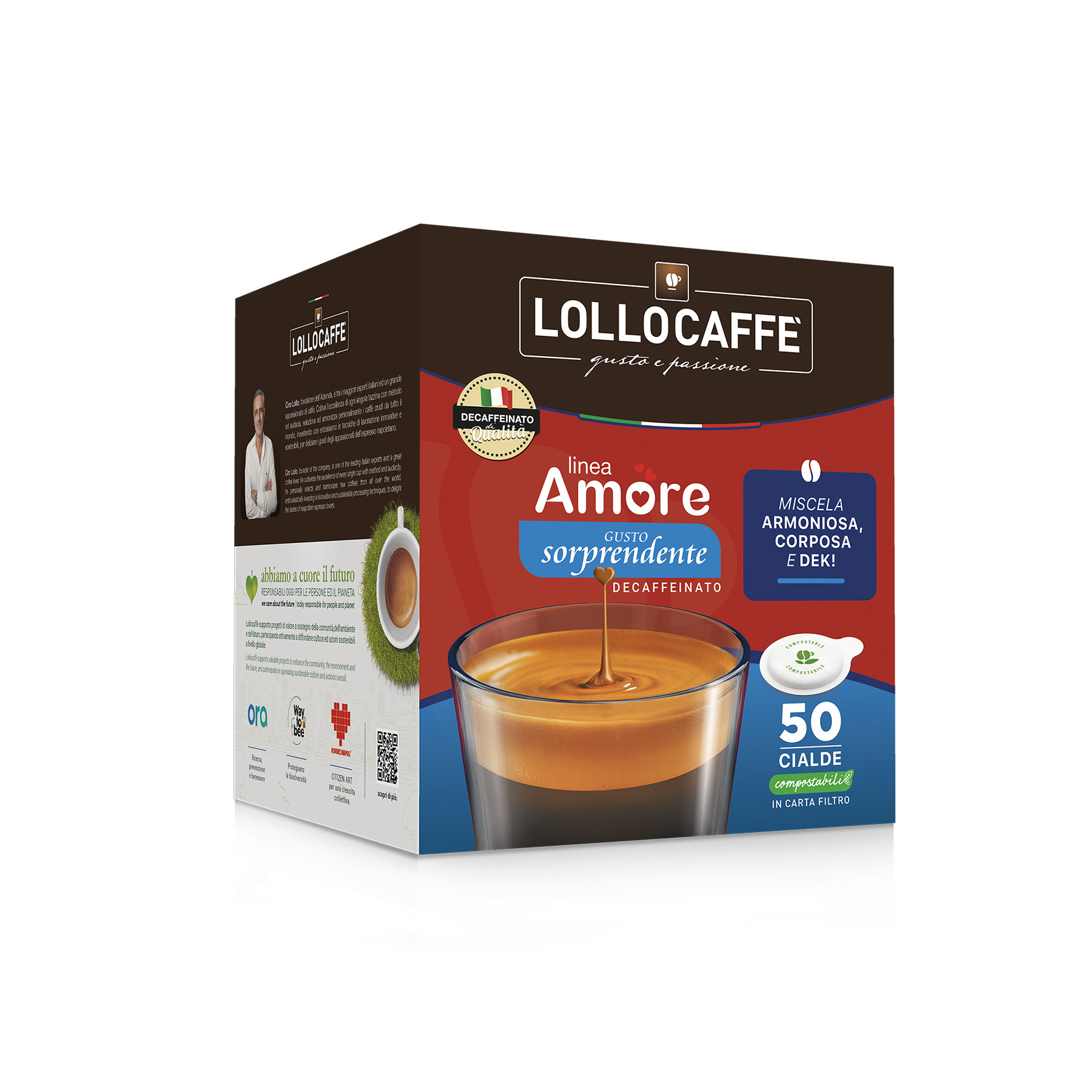 CAFFE'LOLLO CIALDA DEK SORPRENDENTE X50PZ         