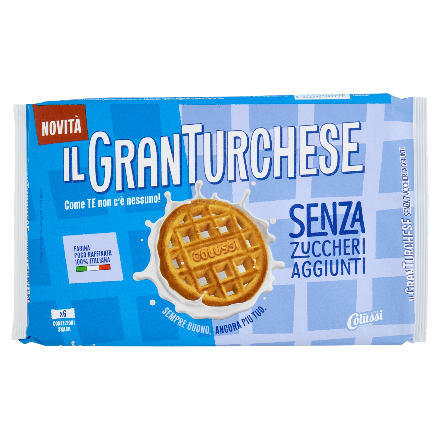 BISC.GRAN TURCHESE S/ZUCCHERI GR.340              
