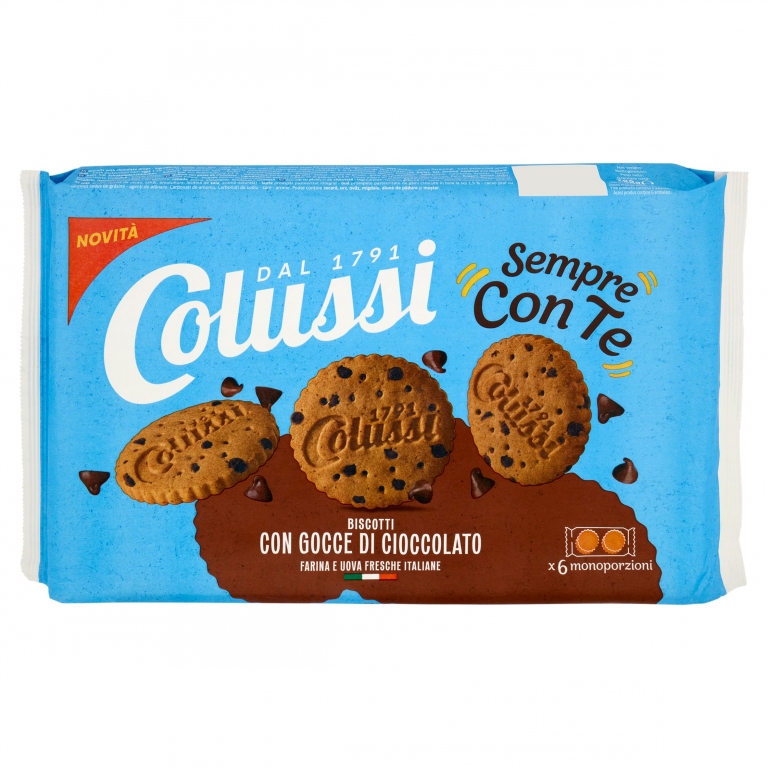 BISC. COLUSSI FROLLINO GOCCE DI CIOCC. GR.288