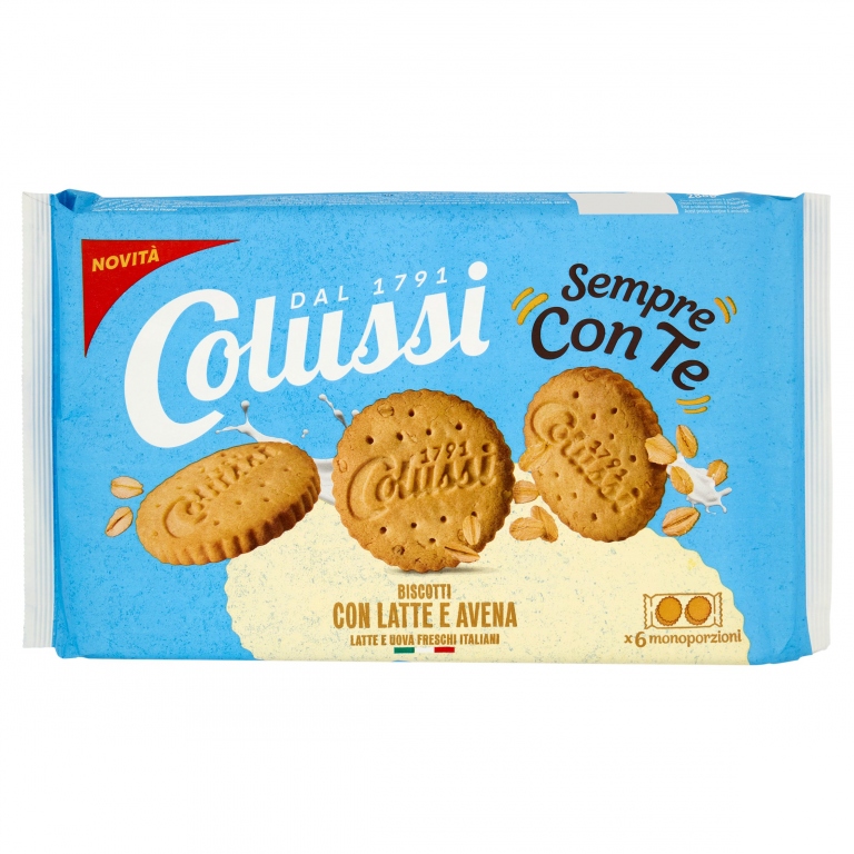 BISC. COLUSSI FROLLINO LATTE E AVENA GR.288