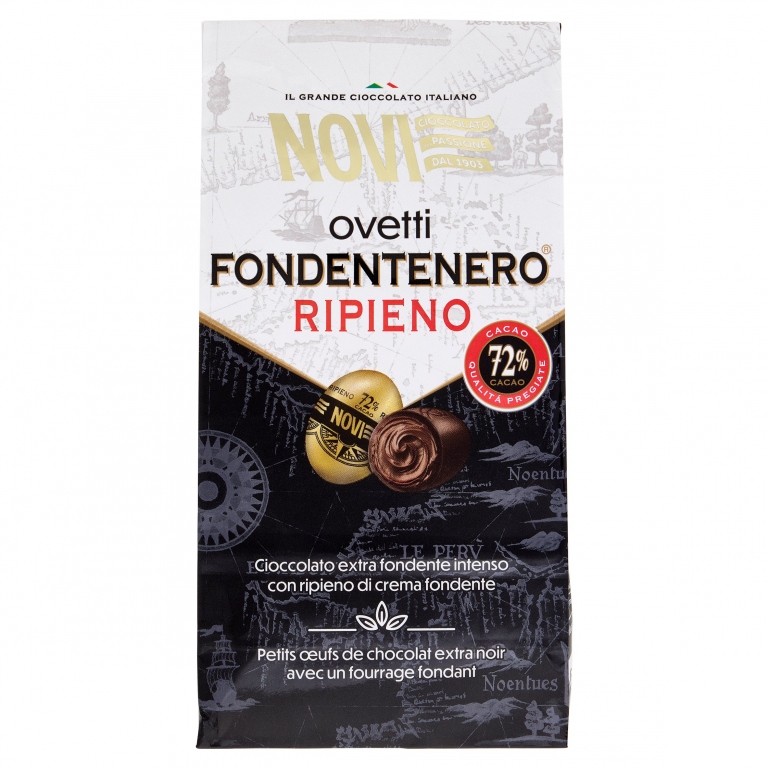 OVETTI NOVI FONDENTENERO RIPIENO GR.160           