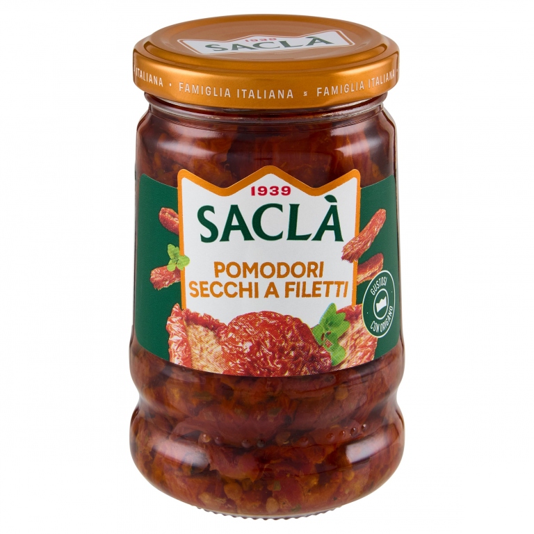 POMODORI SACLA' SECCHI FILETTI GR.190             
