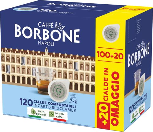 CAFFE' BORBONE CIALDA DECISA X100PZ+20 OM.        