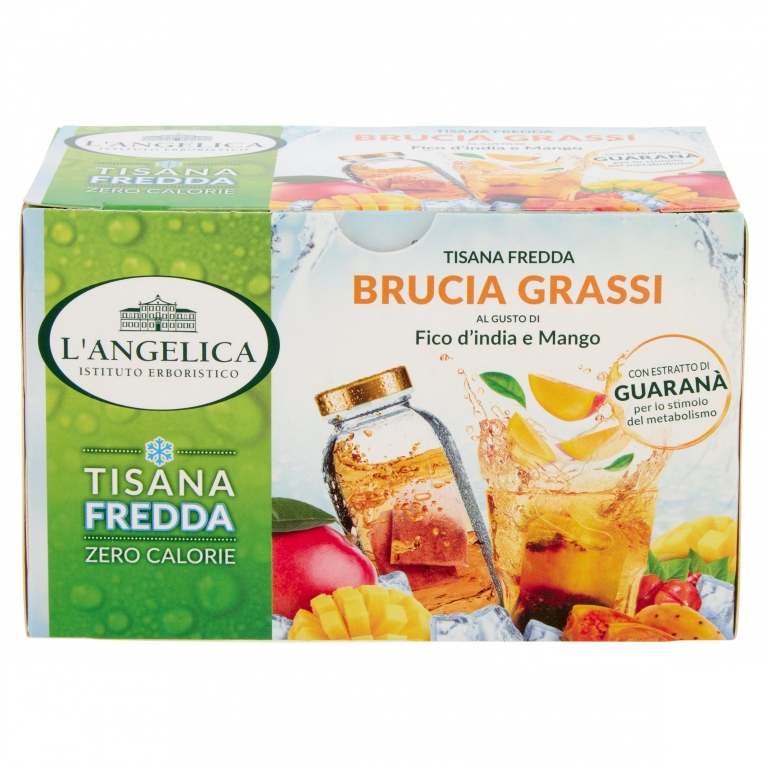 L'ANGELICA TISANA A FREDDO BRUCIA GRASSI 18 FILTRI