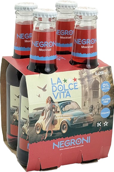APERITIVO LA DOLCE VITA NEGRONI CL.20X4           