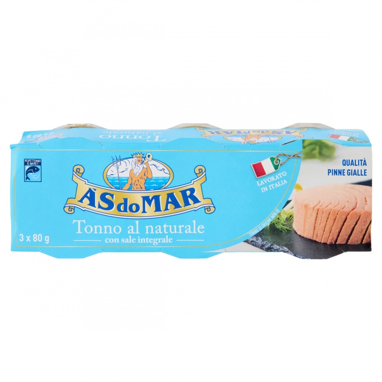 TONNO ASDOMAR GR.80X3 STRAPPO AL NAT.             