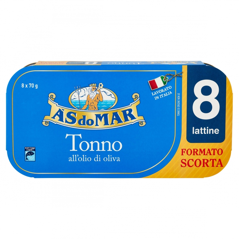 TONNO ASDOMAR GR.70X8 STRAPPO O.OLIVA             
