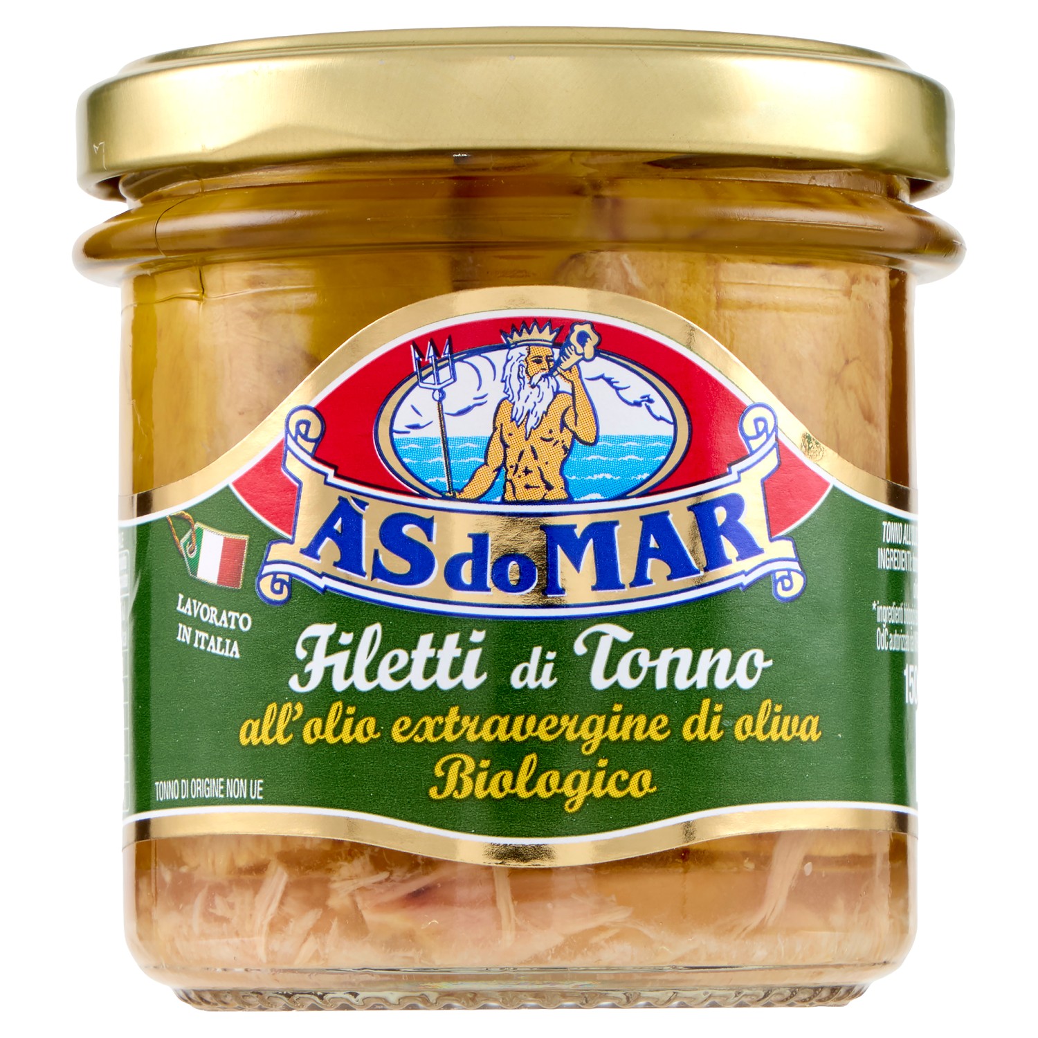 TONNO ASDOMAR FILETTI GR.150 O.OLIVA VETRO        