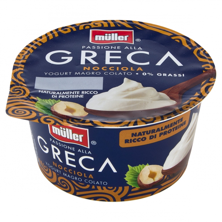 YOGURT MULLER ALLA GRECA NOCCIOLA 0% GR.150