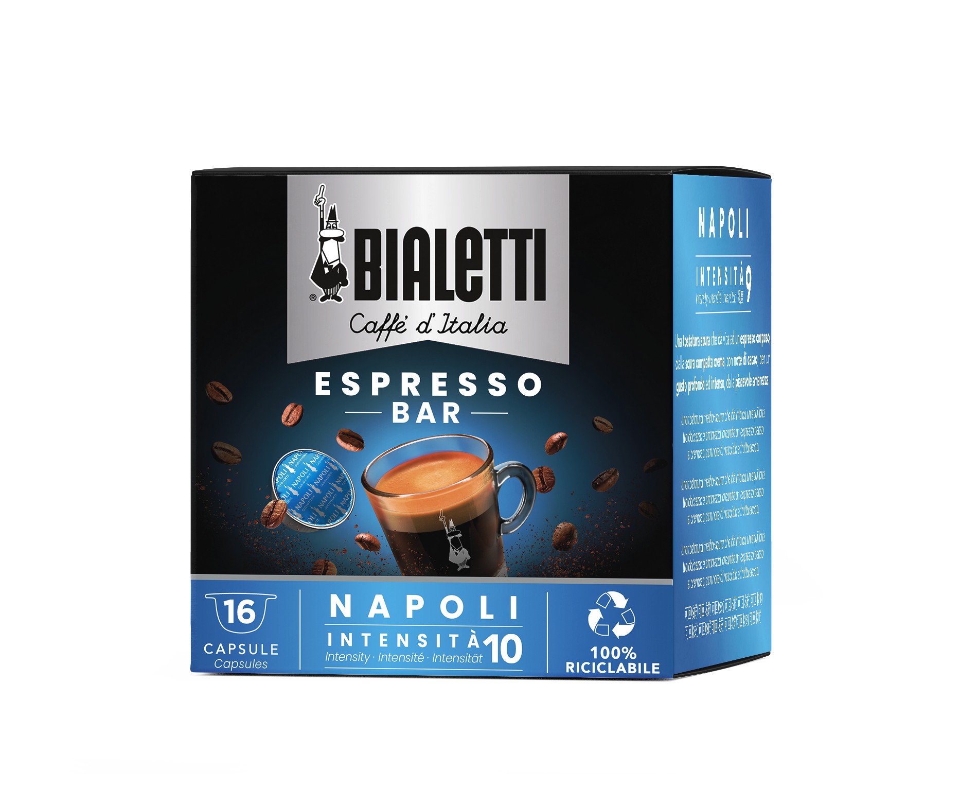 CAFFE' BIALETTI ESPRESSO NAPOLI X16 CAPS