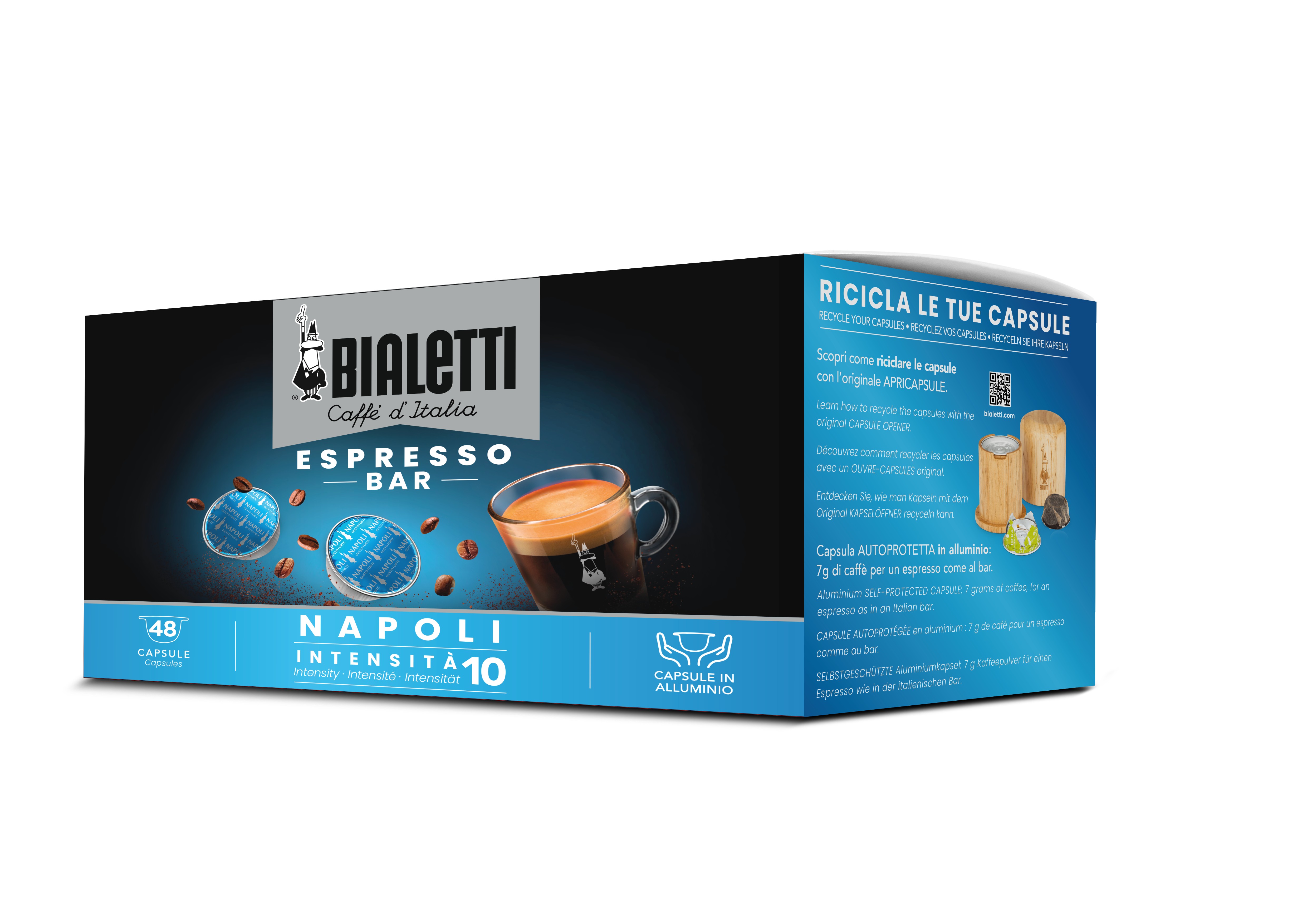 CAFFE' BIALETTI ESPRESSO NAPOLI X48 CAPS