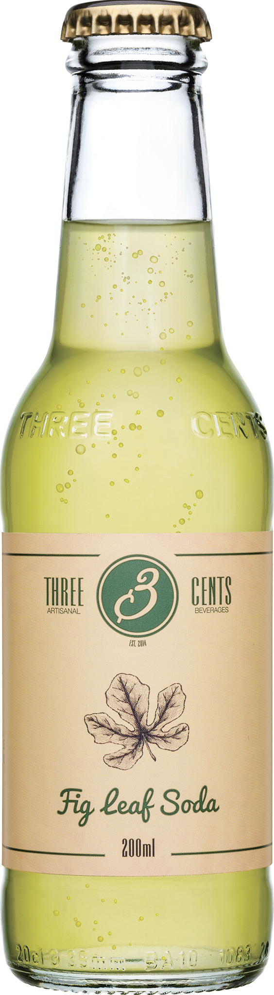FIG LEAF SODA THREE CENTS CL.20                   