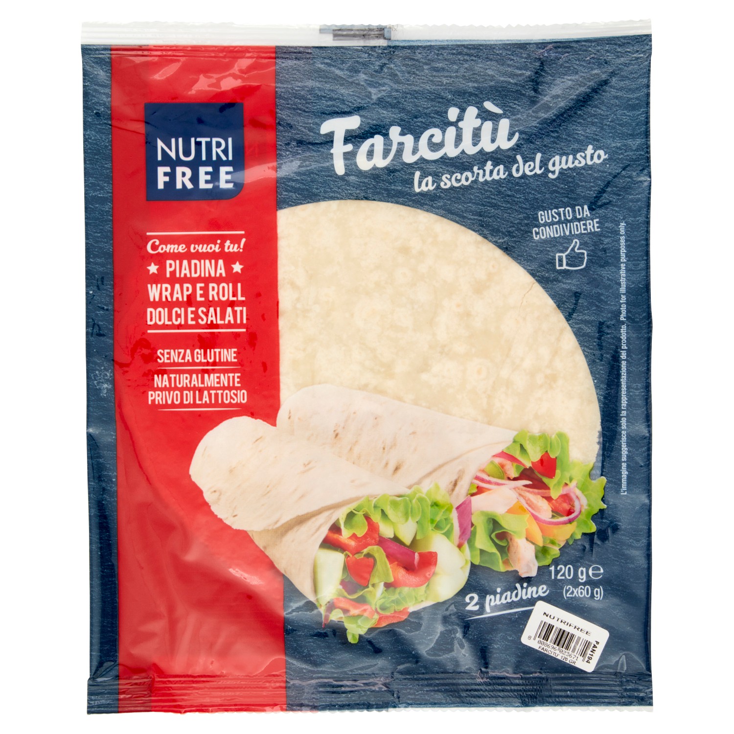 PIADINA FARCITU'NUTRI FREE GR.120 S/GLUTINE