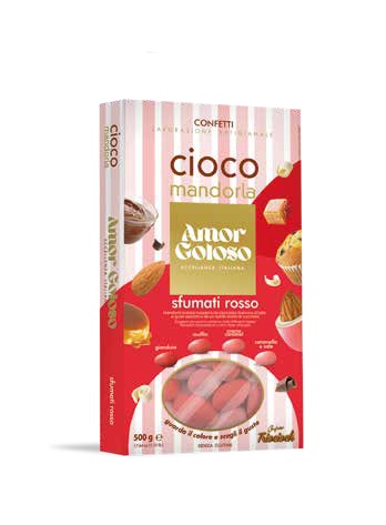 CONFETTI TRIOCIOCK SFUMATI ROSSI GR.500