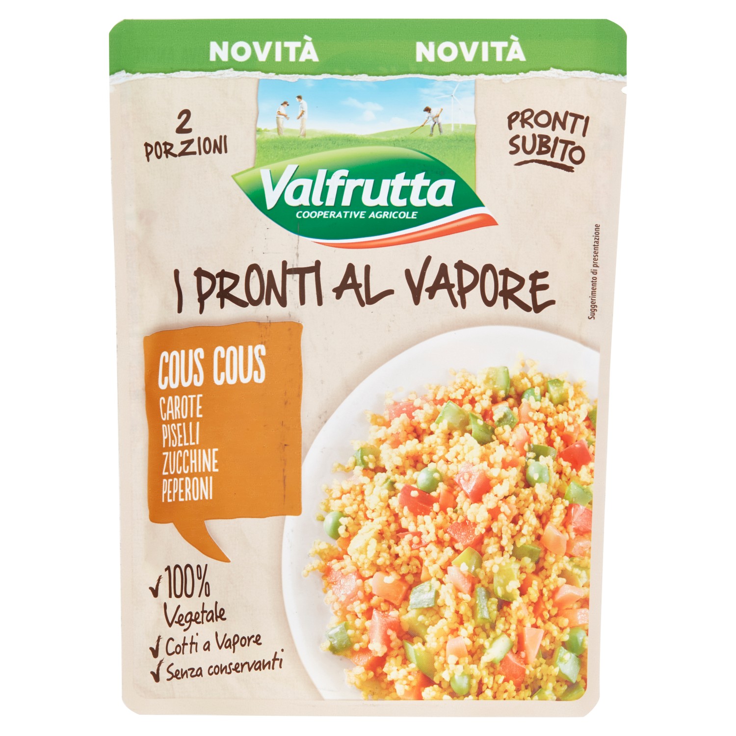 COUS COUS VALFRUTTA GR.220 BS A VAPORE            