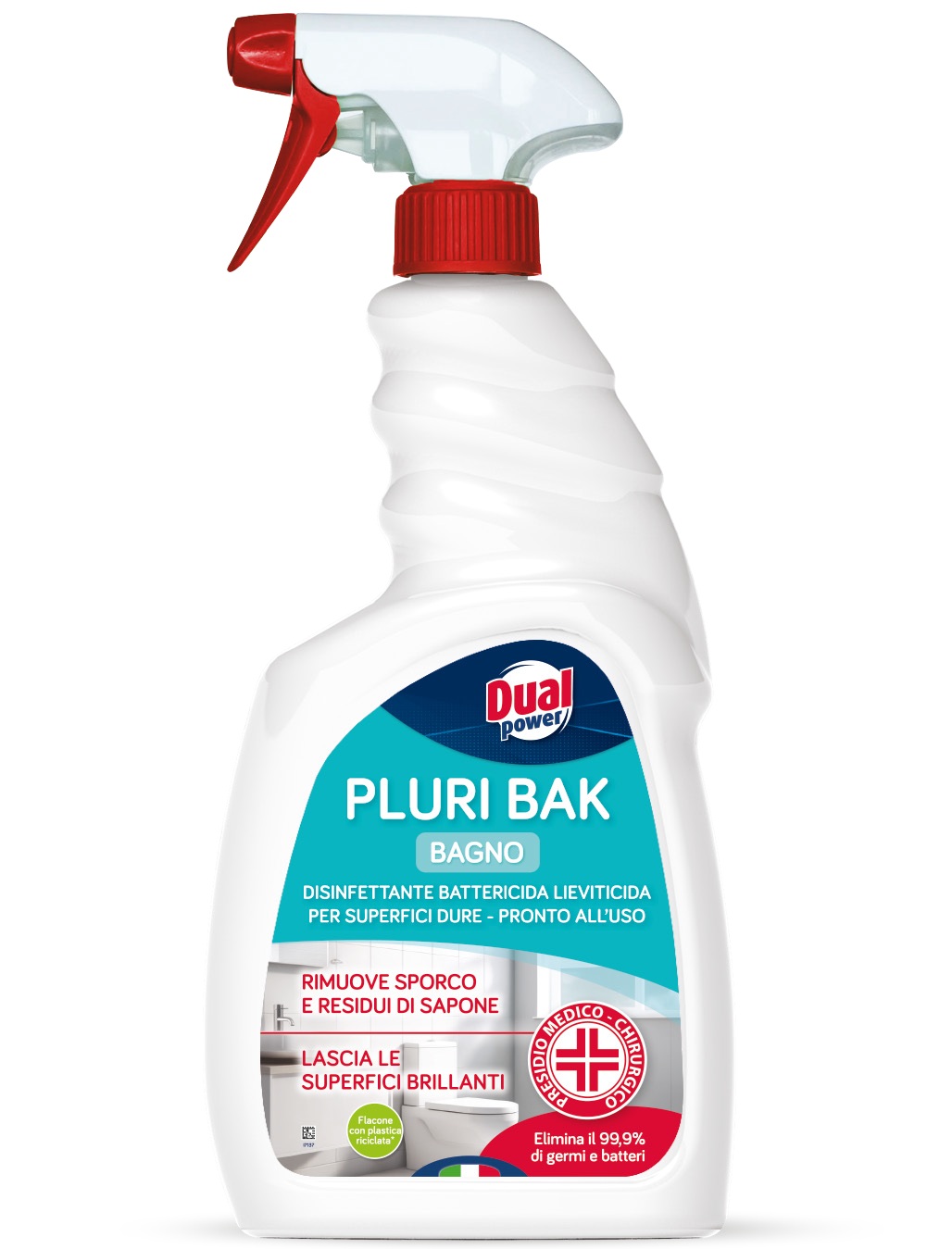 DUALPOWER DISINFETTANTE BAK BAGNO ML.750