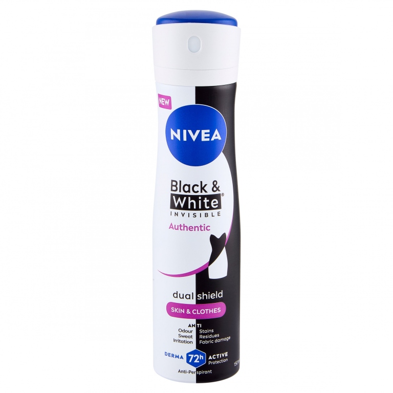 DEO NIVEA SPRAY BLACK&WHITE AUTHENTIC ML.150
