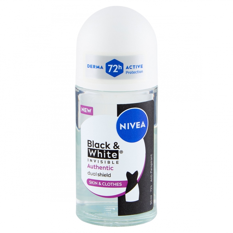 DEO NIVEA ROLL-ON BLACK&WHITE AUTHENTIC ML50