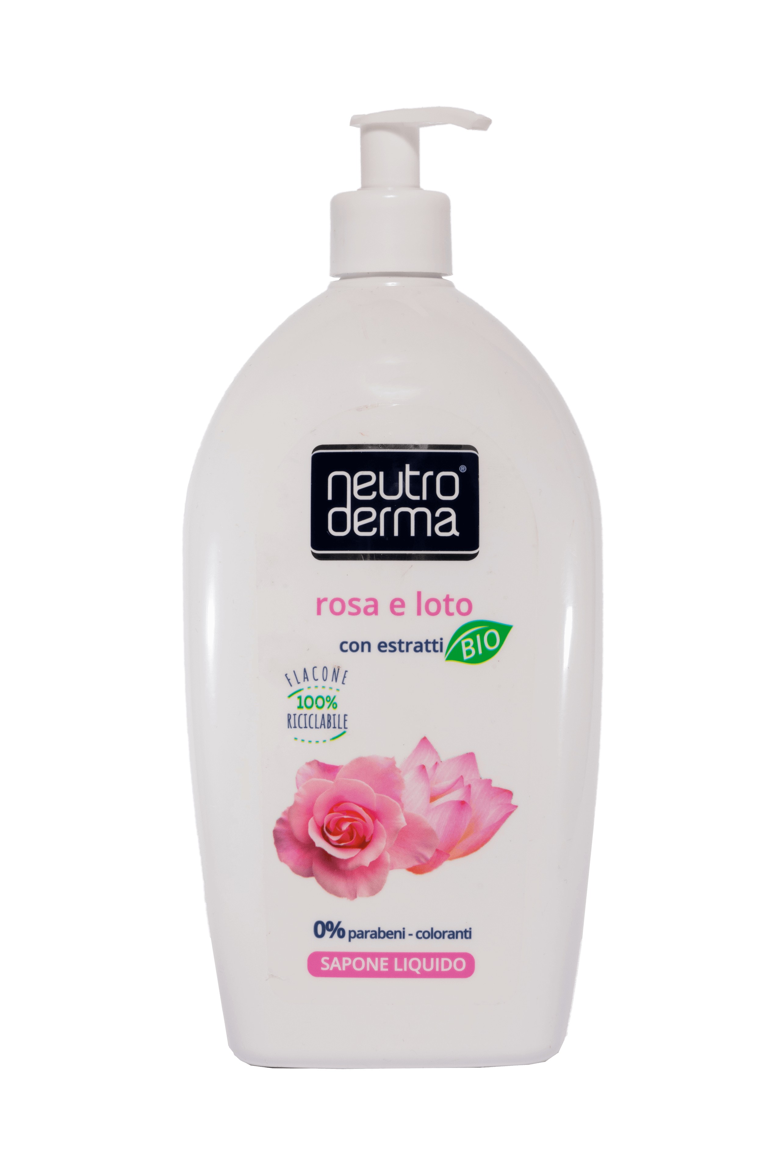 SAP.LIQ.NEUTRODERMA BIO ROSA E LOTO LT 1