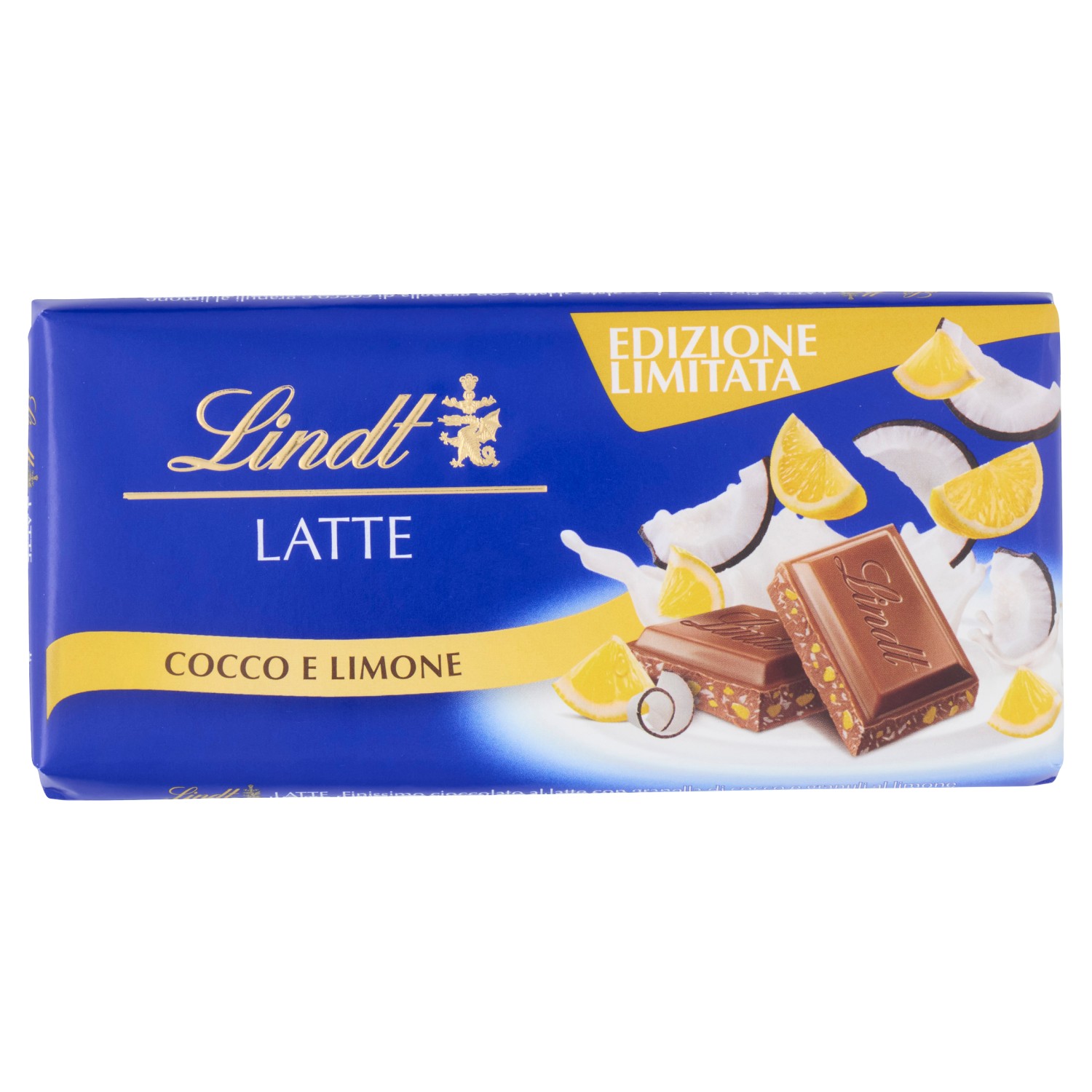 LINDT FONDENTE COCCO E LIMONE GR.100