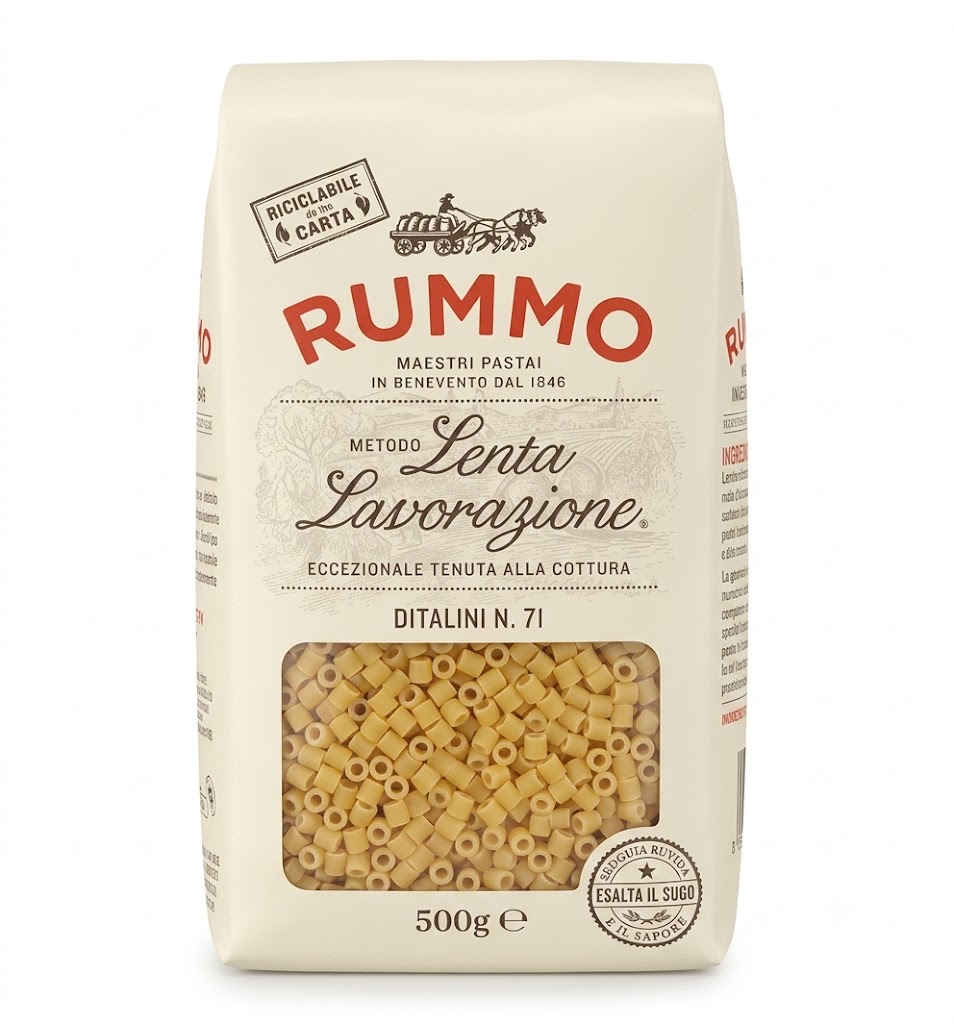 PASTA RUMMO N.71 DITALINI RIG.GR.500              