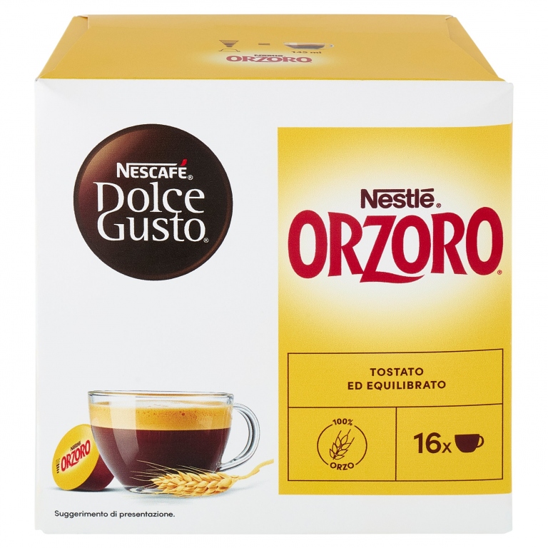 NESCAFE DOLCE GUSTO ORZORO BEVANDA AL GUSTO DI CIOCCOL ATO 16 CAPSULE (16 TAZZE)