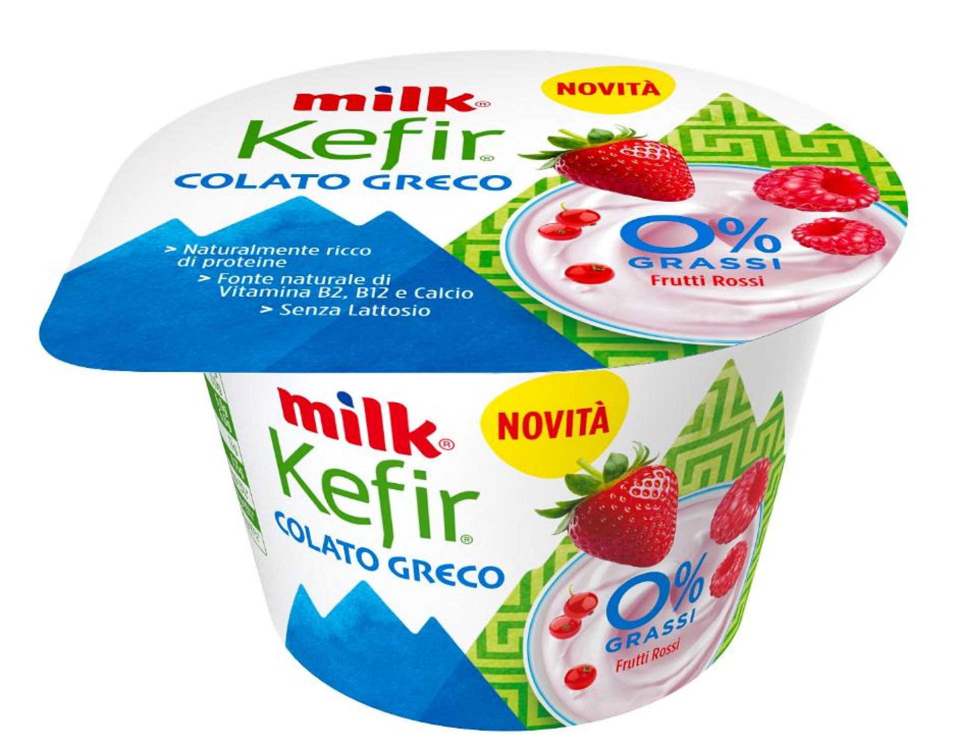 MILK KEFIR COLATO GRECO GR.150 FRUTTI ROSSI