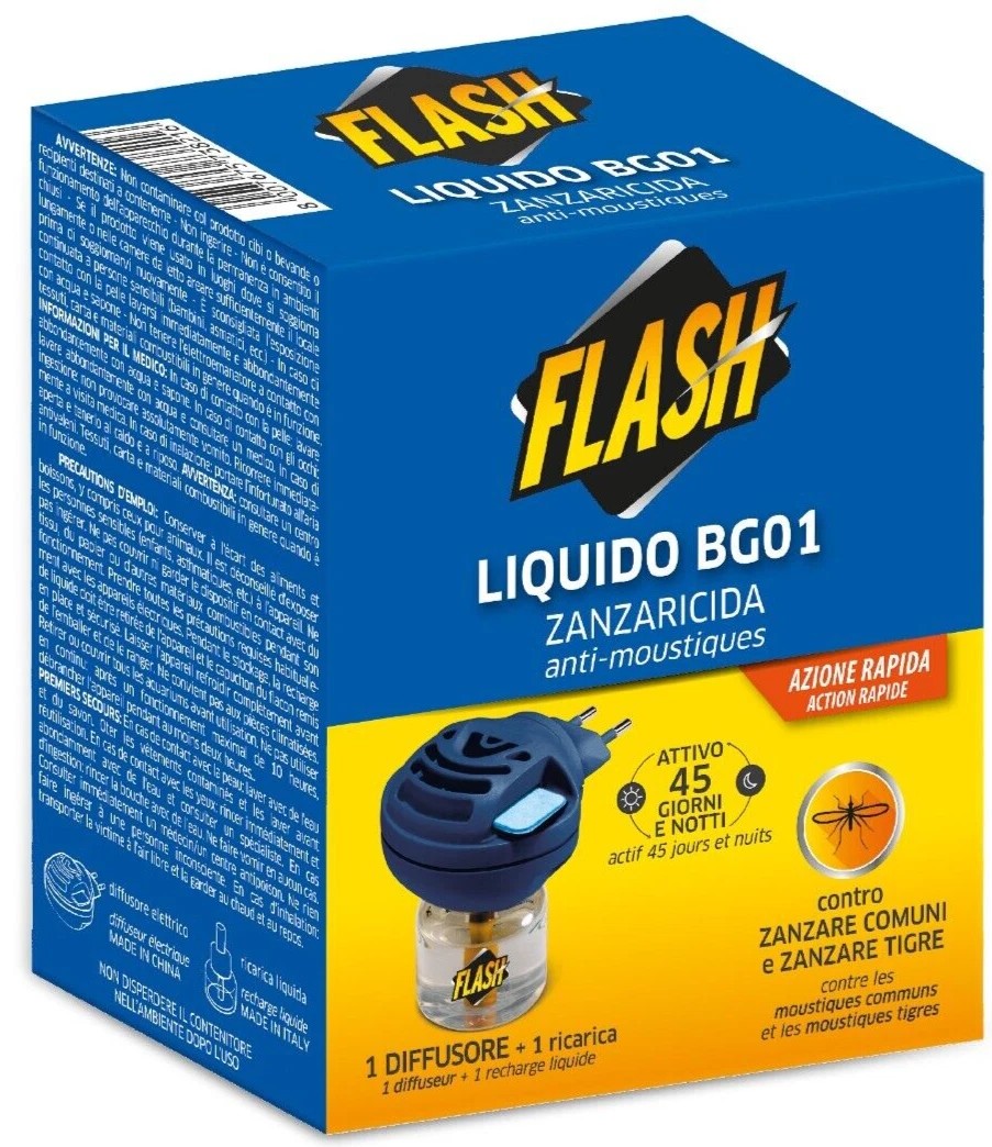 FLASH SET DIFFUSORE +RICARICA LIQUIDO 45 NOTTI