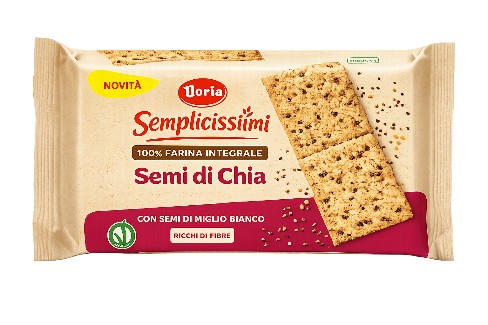 DORIA SEMPLICISSIMI CRACKERS CHIA E MIGLIO GR.280 