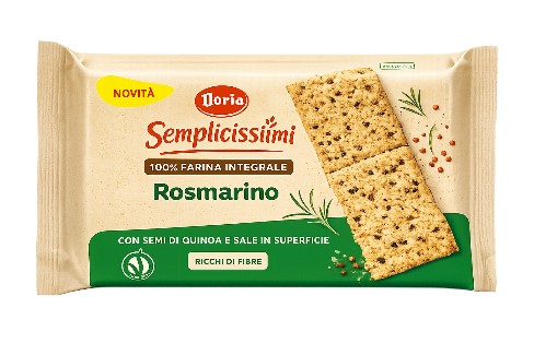 DORIA SEMPLICISSIMI CRACKERS ROSMAR.E QUINOA GR280