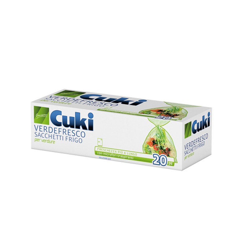 SACCH.CUKI VERDEFRESCO X VERDURE PZ.20