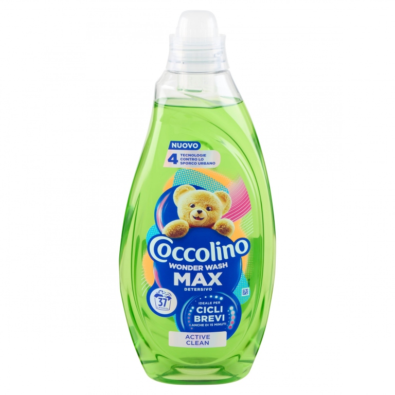 DET.LIQ.LAV.COCCOLINO ACTIVE CLEAN 37 LAV.        