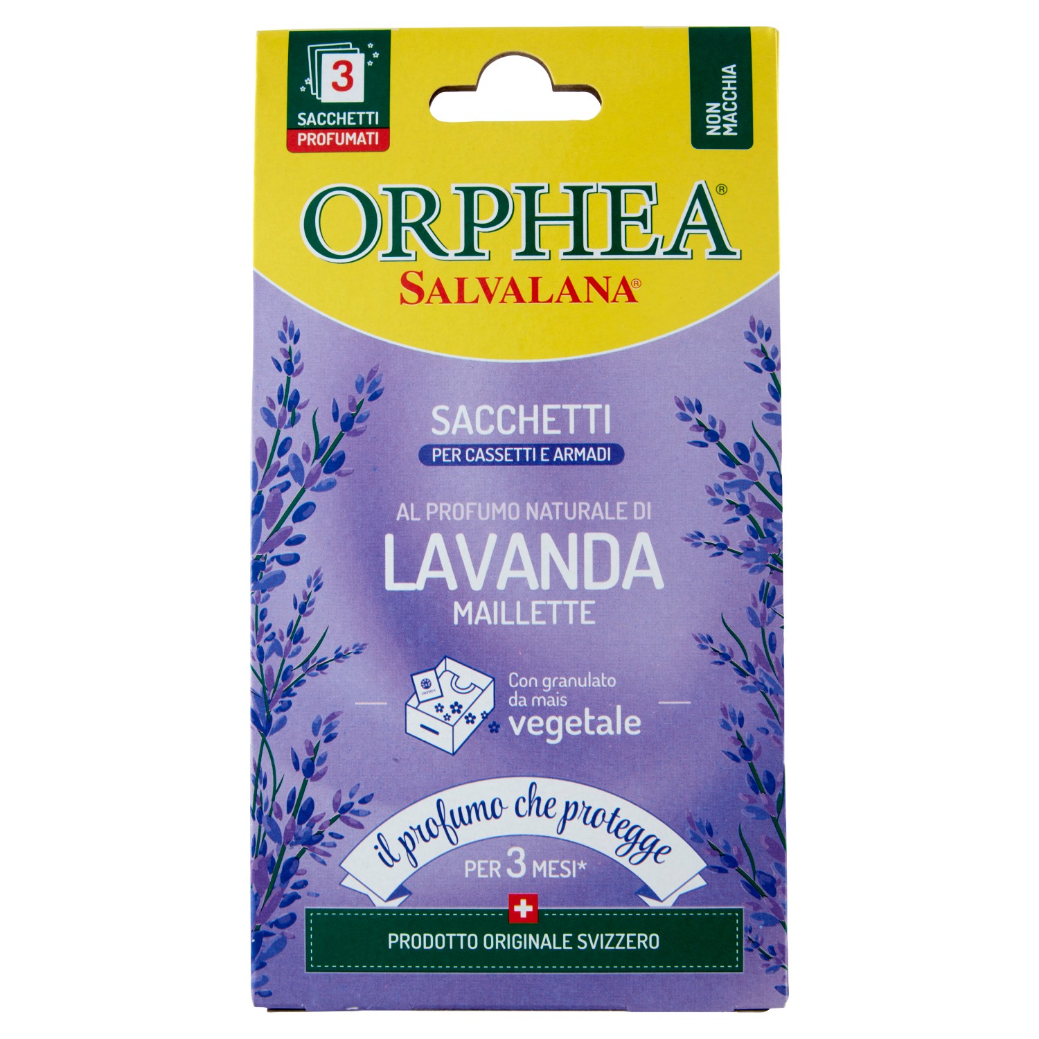 ORPHEA SALVALANA SACCHETTI LAVANDA X3             