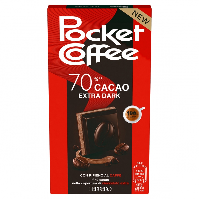 FERRERO ROCHER TAV. POCKET COFFEE DARK GR.90