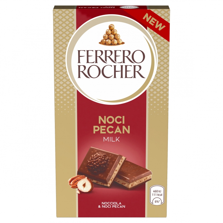FERRERO ROCHER TAV. NOCCIOLA & NOCE PECAN GR.90