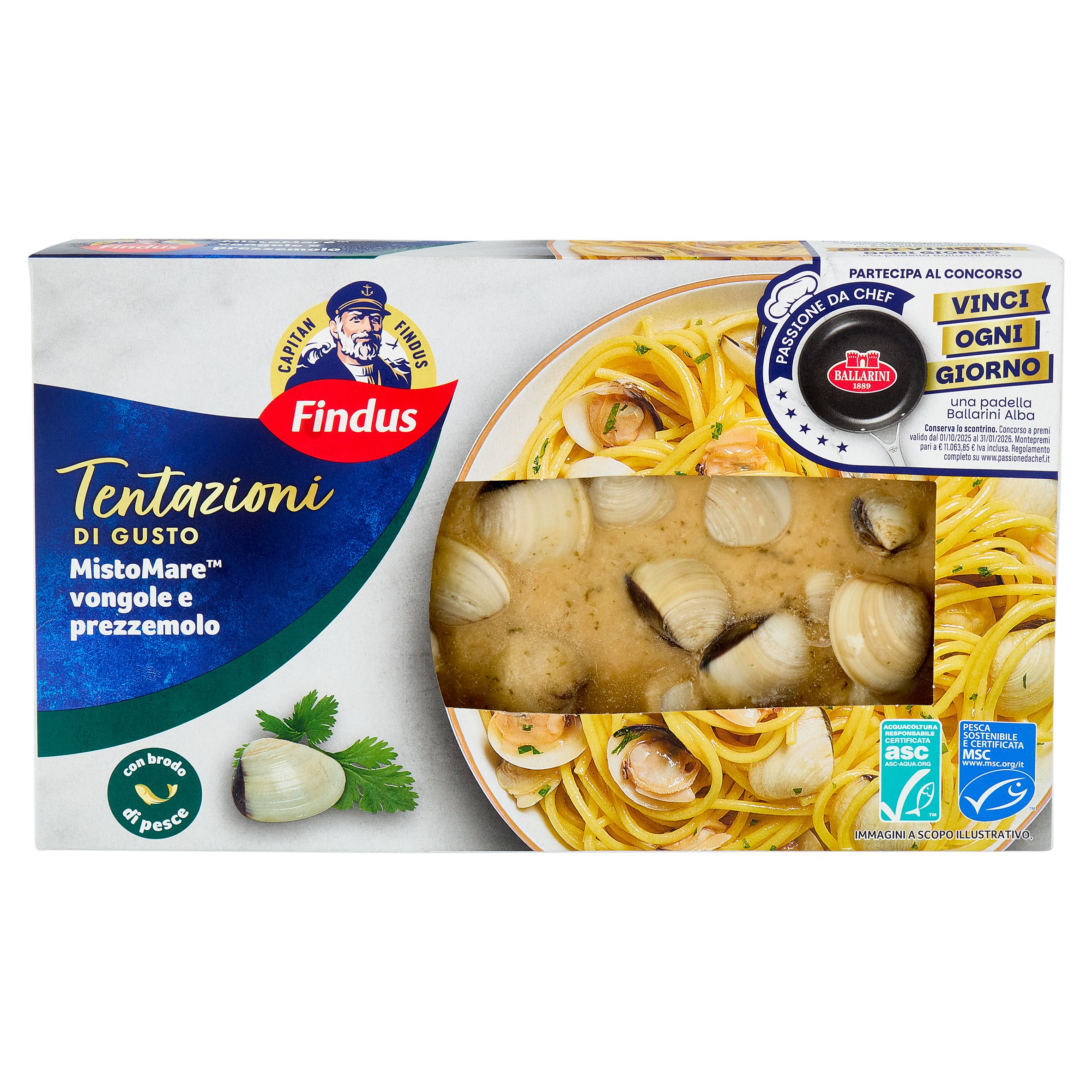 MISTO MARE VONGOLE,PREZZEMOLO FINDUS G400         