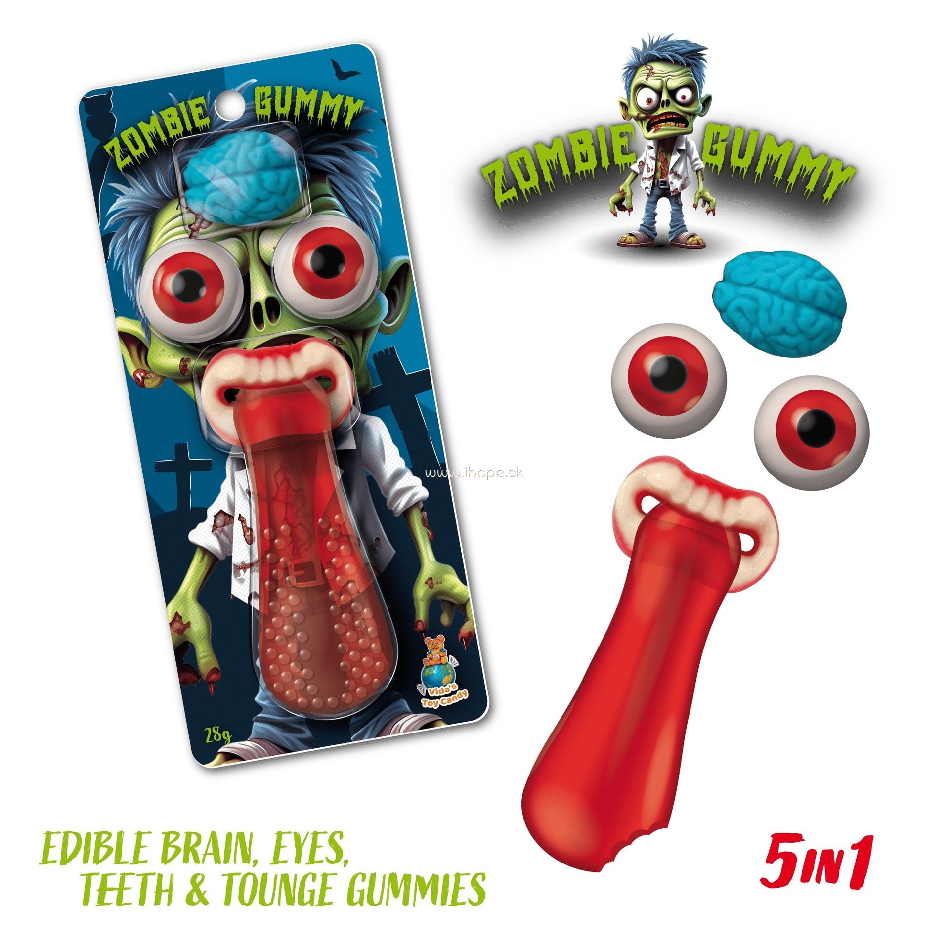 CANDY MANIA ZOMBIE GUMMY GR.28                    