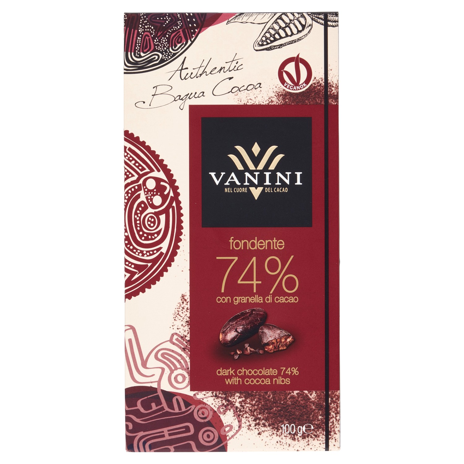 VANINI TAV.FONDENTE 74% GR.100                    