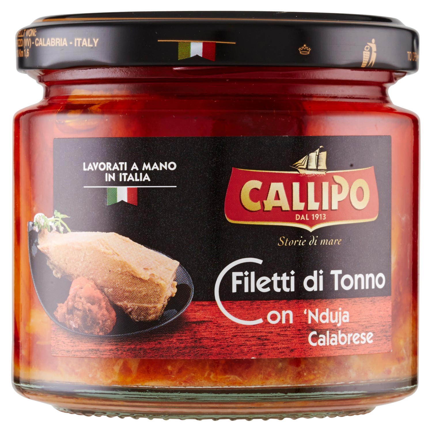 TONNO CALLIPO RUSTICHE C/'NDUJA GR.190