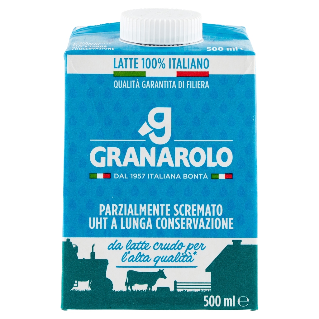 GRANAROLO LATTE PARZIALMENTE SCREMATO UHT A LUNGA CONSERVAZIONE 500 ML