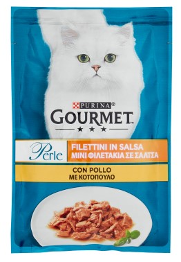PURINA GOURMET PERLE GATTO FILETTINI CON POLLO BUSTA 85G