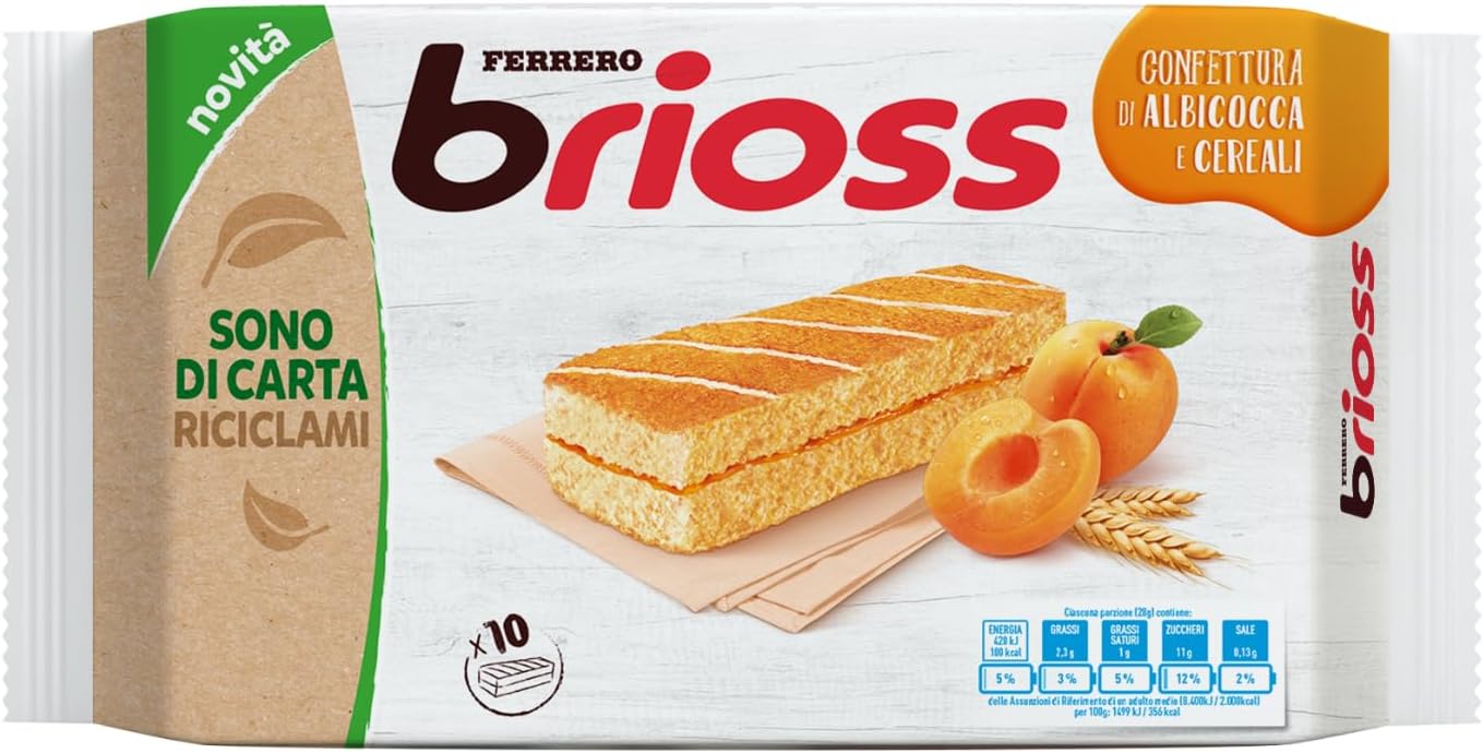 FERRERO BRIOSS ALBICOCCA T10                      