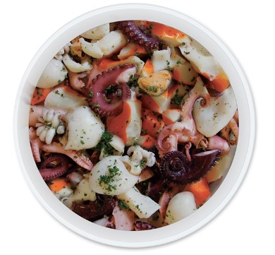 INSALATA DI MARE AL NATURALE BLUVER KG.3 SECCHIO