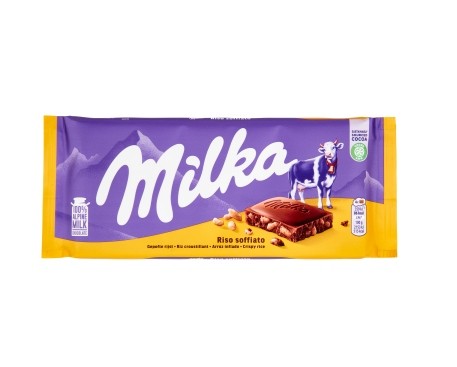 MILKA TAV.RICE CRISPY 90G