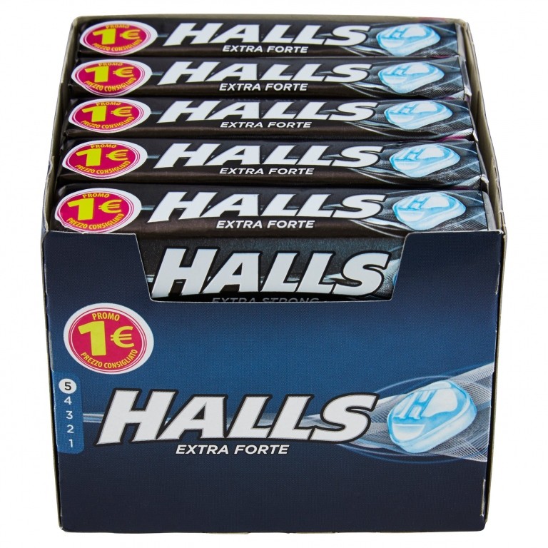 HALLS MULTIPACK EXTRA FORTE 20 X 33,5 G