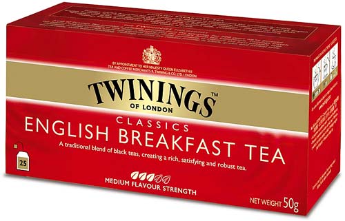 THE TWININGS ENGLISH BREAKFAST 25FL